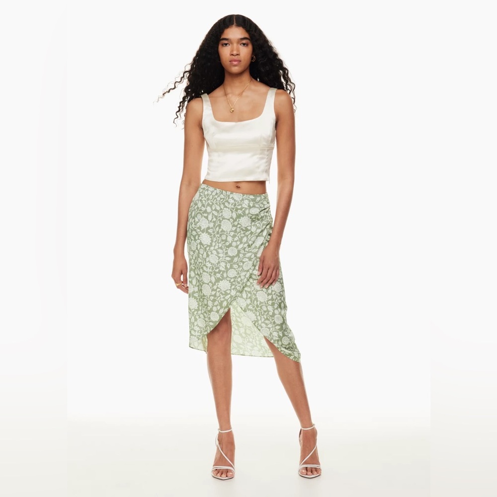 Aritzia Wilfred shine bustier top